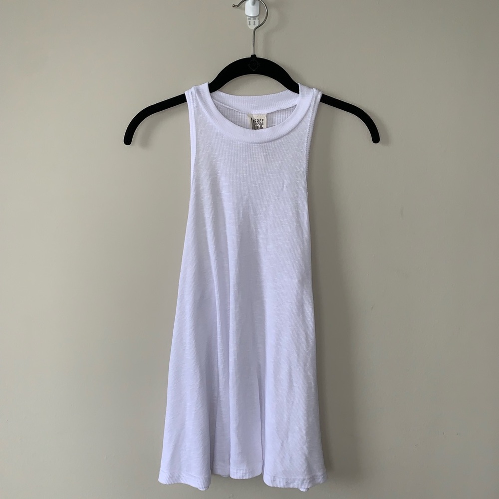 Free People White Tank Top